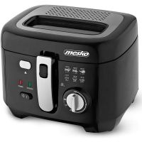 freidora de aceite mesko ms 4908 25 l 1800 w con termostato regulable