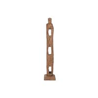 decoracion madera 32x29x170 con soporte natural