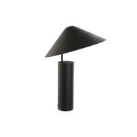 lampara sobremesa metal 39x39x45 sombrero negro