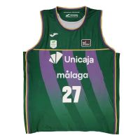 camiseta chris duarte unicaja malaga verde liga endesa 2025-26 joma