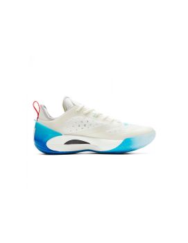 Zapatillas de Baloncesto Peak AW2 Hombre Blanco/Azul