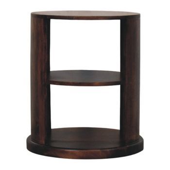Mesa Auxiliar De Madera Maciza, Muebles Artesanales Ventura