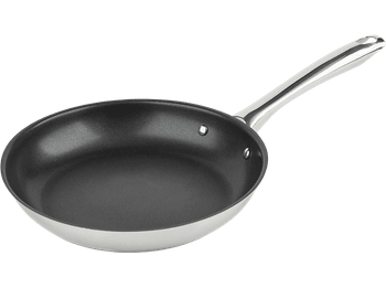 Sartén - Jata Hogar HSAR2118, 18 cm, Acero inoxidable, Fondo difusor Full Induction, Inox