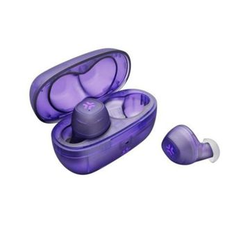 Auriculares Celly inalámbricos Bluetooth morados con micrófono y asistente de voz