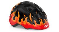 casco infantil met hooray negro rojo