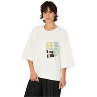 skfk camiseta hendaia shirt - white para mujer