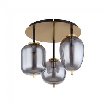 Plafón de techo blacky (3 luces)
