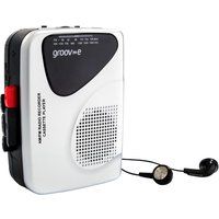groov-e retro gv-ps525 personal cassette player  recorder - silver silver