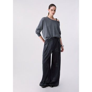 Liu Jo Jersey Punto en lana con hebilla para mujer