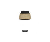 lampara sobremesa metal color negro serie jia 20cm