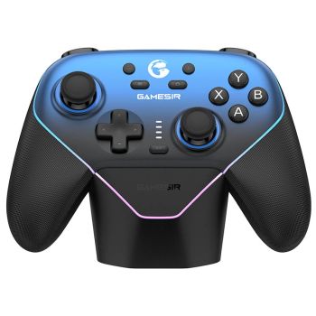 GameSir Super Nova controlador de juego de tres modos con joysticks y gatillos de efecto Hall con luz RGB,gamepad de sei