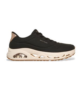 Skechers para mujer. 190113 Zapatillas Slip-ins Uno Glide Step Glide On Air negro (41), Plano, Cordones, Casual