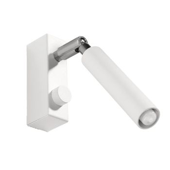 Aplique de pared koin blanco, 1 luz