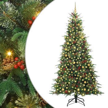 Árbol De Navidad Artificial Con Ramas Articuladas Verde 240 Cm Vidaxl