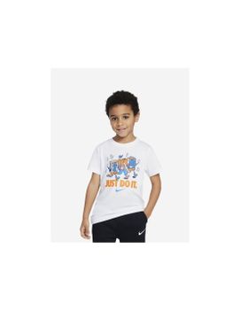 Camiseta Nike Nkb Music Boxy Pals Ss Tee Infantil Blanco