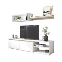 composicion de salon super ego blanco matesahara 160 cm