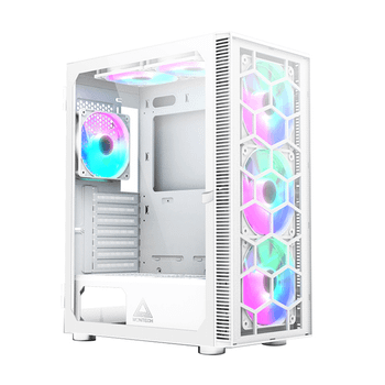 Caja MONTECH X3 GLASS RGB Blanco