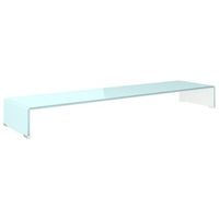 mueble tv  mueble de salon  armario tvelevador de monitor cristal verde 120x30x13 cm
