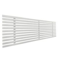 cabecero de madera reciclada dm estilo palet japones 150x46cm camas 150 - blanco solido