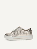 caprice sneaker metallic made of leather size 36