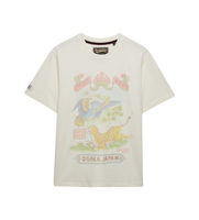 superdry para hombre m1012235a camiseta tokyo relaxed beige xl casual algodon manga corta