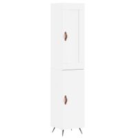 aparador alto madera contrachapada blanco 345x34x180 cm