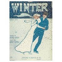 legendarte - portada de musica vintage winter - cuadro lienzo impresion digital cm 50x70