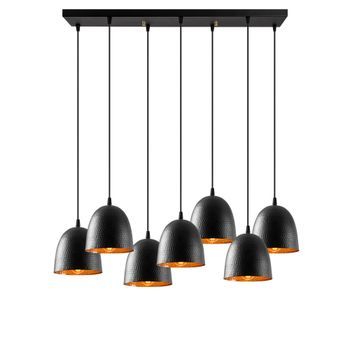Lámpara De Techo Tattoo-6181 Negro Metal 85x35x113 Cm