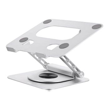 Soporte portátil TnB NBSTANDHUB aluminio rotación 360° USB-C HDMI RJ45 hasta 16