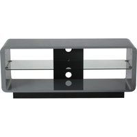 alphason luna 1200 tv stand - grey grey