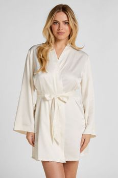 Hunkemöller Kimono Nupcial de Satén Blanco