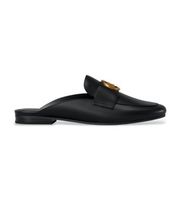 michael kors para mujer 40t6mzfp1l zuecos de piel mckenzie negro 40 plano ninguno casual clasico