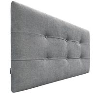 cabecero de tela aqualine capitone 105x60cm camas 105 - gris