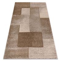 alfombra arcana 1665  beige geometrica moderna 80x150 cm