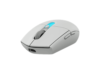 Ratón gaming - Logitech G G305 X Superlight, Inalámbrico, Bluetooth-Lightspeed, 44.000ppp, 678 IPS, 8kHz, Carga rápida, Personalizable, PC-Mac, Blanco
