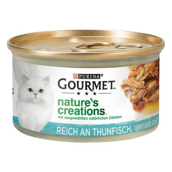 Purina Gourmet Nature's Creations 48 x 85 g - Megapack - Atún con tomate y arroz