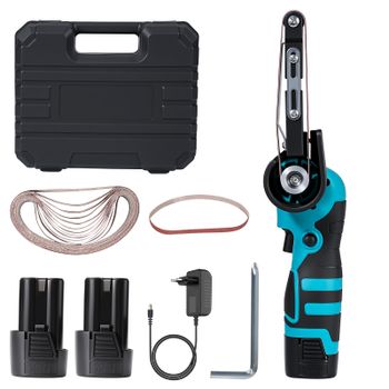 Mini lijadora de banda eléctrica de 300W, herramienta pulidora angular inalámbrica de 10000 rpm, pulidora de banda para madera y metal, herramientas eléctricas de pulido.