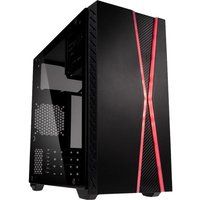 inspire k3 micro atx mid-tower pc case - black black