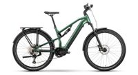raymon crossray pro bicicleta electrica de trekking con suspension total shimano deore 12s 800wh 29   verde