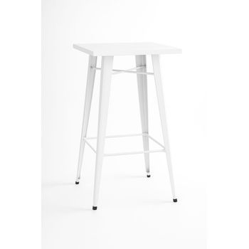 Dudeco Mesa Alta Leeds Cuadrada 60 Blanco