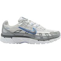 nike deportivas moda p-6000 white metallic silver blue para mujer