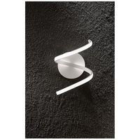 aplique led de pared metalico en espiral 18w 6395 b perenz 3000k