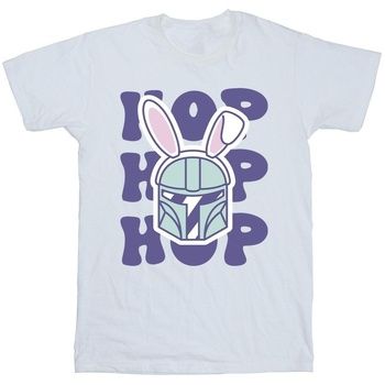 Disney Camiseta manga larga The Mandalorian Hop Into Easter para niña
