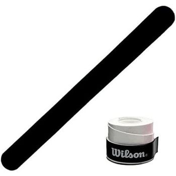 ZRZ Pack Protector Pala de Padel NEGRO Rugoso + Overgrip WILSON Pro Colores - Resistente y Duradero - Adaptabilidad a Todo Tipo de Marcos - Fabricación Española