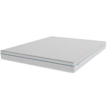 Colchón Viscoelástico Y Enfundable De 18 Cm De Altura Que Combina 3 Capas Para Una Firmeza Alta, Núcleo Perfilado De Espuma Hrc