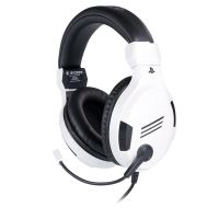 auriculares big ben con cable microfono boom diadema blanco y negro para gaming