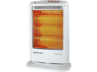 estufa electrica - orbegozo bp 0303 a potencia 1200w halogena triple barra de cuarzo 3 niveles