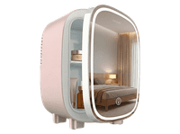 nevera de cosmeticos - cecotec coolingbeauty 4000 mirror rose 4 l espejo luz led 3 intensidades enfriamiento 5 c silenciosa rosa