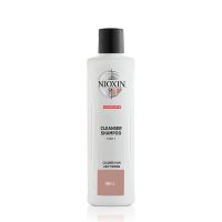 nioxin 3-part system 3 cleanser shampoo for coloured hair with light thinning 300ml