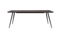mesa de comedor con tapa rectangular en madera de teca 200 cm